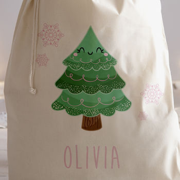 Personalised Christmas Tree Present Sack, 2 of 2