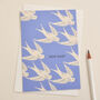 New Baby Blue Greetings Card, thumbnail 1 of 2