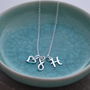 Love For Infinity Initial Sterling Silver Necklace, thumbnail 5 of 7