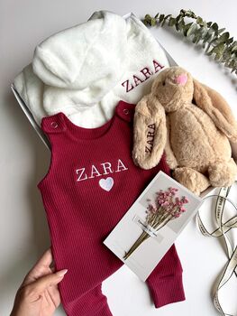 Personalised Toddler And Baby Gift Set Box Celebration, 4 of 12