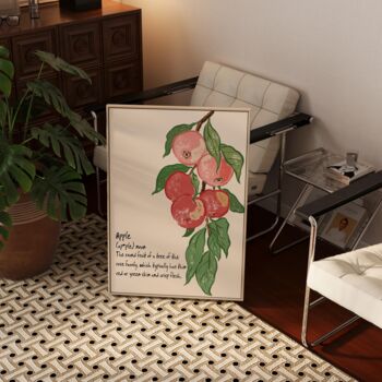Apple Definition Kitchen Print, 5 of 8