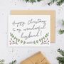 'Happy Christmas To My Wonderful Husband' Card, thumbnail 1 of 2
