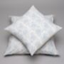 Pichola Floral Pattern Cushion Cover In French Grey, thumbnail 5 of 7