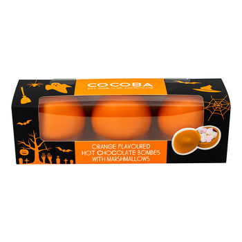 Halloween Orange Flavoured Hot Chocolate Bombes, 5 of 6