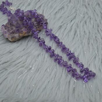 Purple Amethyst Beaded Necklace, 2 of 9