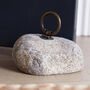 Weighted Natural Stone Door Stop, thumbnail 1 of 3