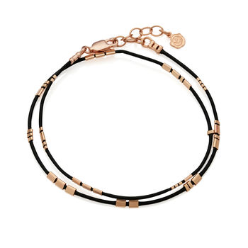 Personalised Ladies Morse Code Leather Wrap Bracelet, 8 of 12