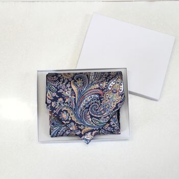 Great Missenden Silk Ascot Cravat Made With Liberty Fabric, 5 of 6