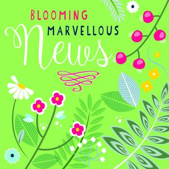 Blooming Marvellous Congratulations Card, 2 of 2