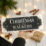 Personalised Family Christmas Wooden Mantel Decoration, thumbnail 1 of 5