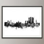 Madrid Skyline Cityscape Art Print, thumbnail 3 of 8