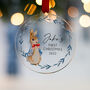 Personalised Baby Boy's First Christmas Tree Decoration, thumbnail 5 of 5