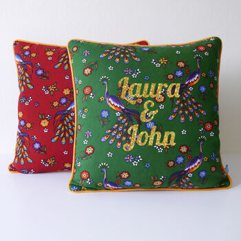 Personalised Quality Cushion, Cotton Anniversary Gift, 2 of 7