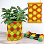 Bargello Tapestry Plant Pot Kit, Honeycomb Planter, thumbnail 5 of 6