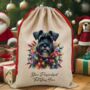 Personalised Schnauzer In Christmas Lights, thumbnail 4 of 12