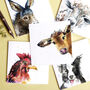 Farmyard Collection Pack Of Five Blank Greeting Cards, thumbnail 8 of 8