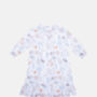 Girls Cotton Nightie Woodland Snow Forest, thumbnail 6 of 8