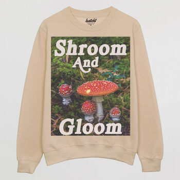 Shroom And Gloom Women's Slogan Sweatshirt, 3 of 3