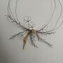 Handmade Wire Hanging Botanical Wreath, thumbnail 4 of 11