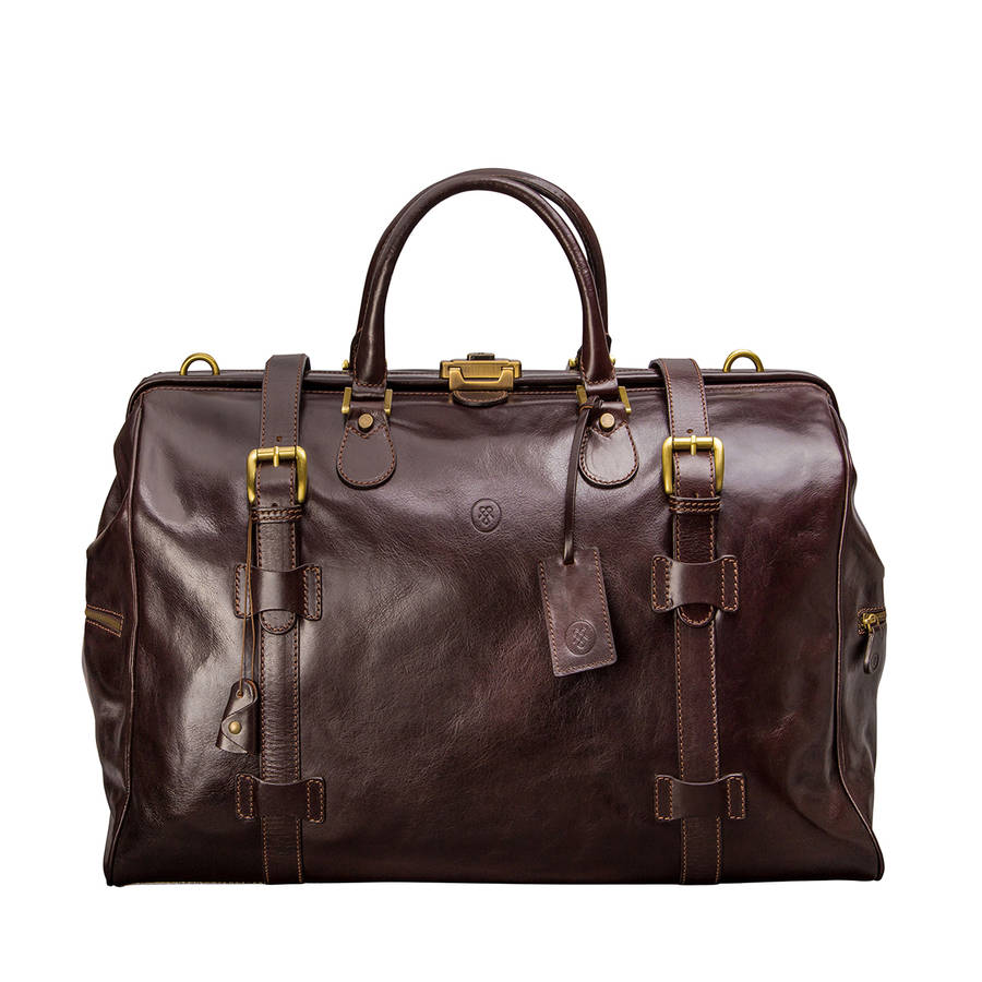 personalised leather gladstone bag. 'the gassano' by maxwell scott bags ...