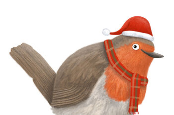 Christmas Robin Christmas Cards, 4 of 6