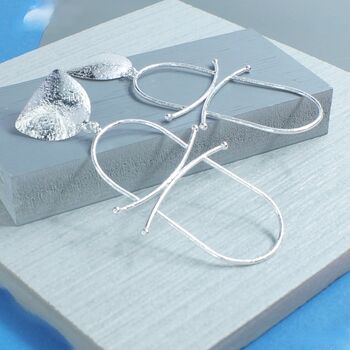 Sterling Silver Mato Stud Earrings, 3 of 4