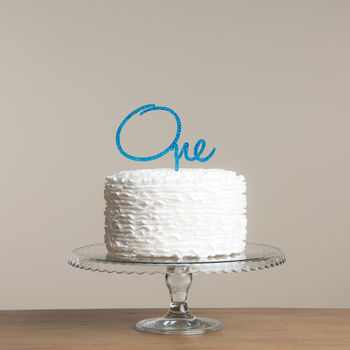 Personalised Name, Word Or Number Cake Topper, 3 of 4