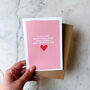 Valentines Romantic Card 'I Love You More', thumbnail 2 of 4