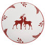 Red Reindeer Christmas Dinner Plates, thumbnail 2 of 10