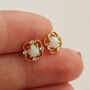 Victorian Opal Stud Earrings, thumbnail 1 of 6