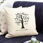 Personalised Family Tree Cushion Cover, thumbnail 1 of 7