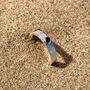Sapphire September Birthstone Ring In Textured Sterling Silver And 9ct Gold, thumbnail 6 of 11