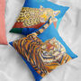Tiger And Leopard Animal Cushion, thumbnail 1 of 7