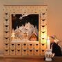 Personalised Wooden Winter Scene Advent Calendar, thumbnail 1 of 8