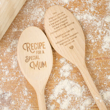 Personalised Recipe For A Special Person Wooden Spoon, 3 of 10