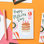 Happy Mothers Day Breakfast Card, thumbnail 2 of 2