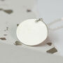 Personalised Gothic Initial Disc Necklace, thumbnail 3 of 9