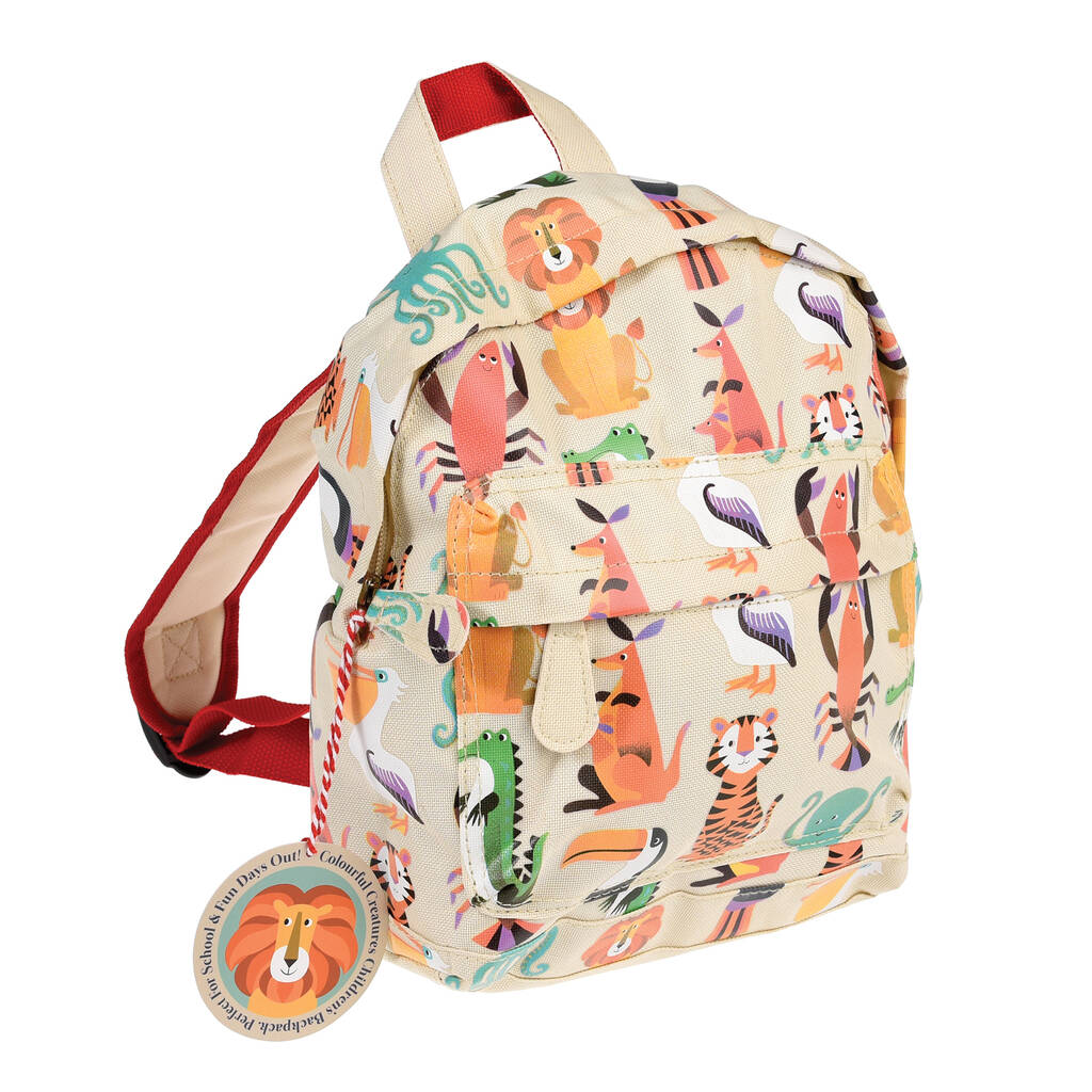 Colourful Creatures Children's Mini Backpack, 1 of 10