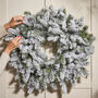 Extra Large Snowy Orchard Christmas Wreath, thumbnail 1 of 4