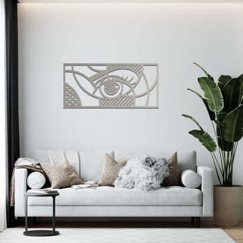 Abstract Eye Metal Wall Art Contemporary Decor, 5 of 11