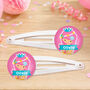 Personalised Mermaids Birthday Hair Clips, thumbnail 2 of 3