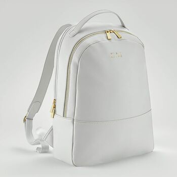 Luxury Personalised Backpack – Gold Monogram Option, 8 of 9
