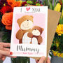 Personalised I Love You Beary Much Mummy Card, thumbnail 1 of 12