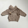 Personalised Knitted Hooded Cardigan Perfect Gift, thumbnail 1 of 4