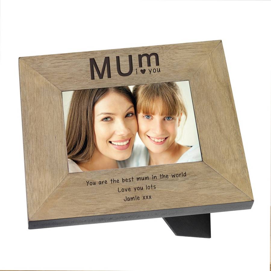 Mum I Love Or We Love You Photo Frame By Baby Fish Notonthehighstreet Com