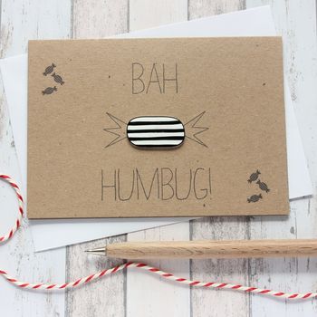 Bah Humbug! Grumpy Christmas Card, 3 of 3