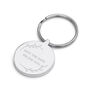 Personalised Save The Date Round Keyring, thumbnail 6 of 7