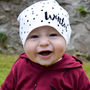 Personalised Dotty Baby Hat, thumbnail 2 of 4