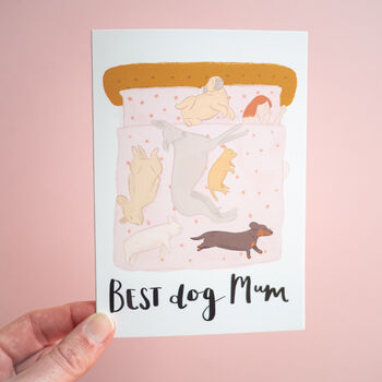 Best Dog Mum Mother's Day Card, 2 of 4