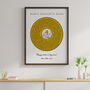 Mum's Favourite Song Personalised Lyrics Print, thumbnail 4 of 11